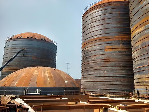 琼结焦粉钢板仓